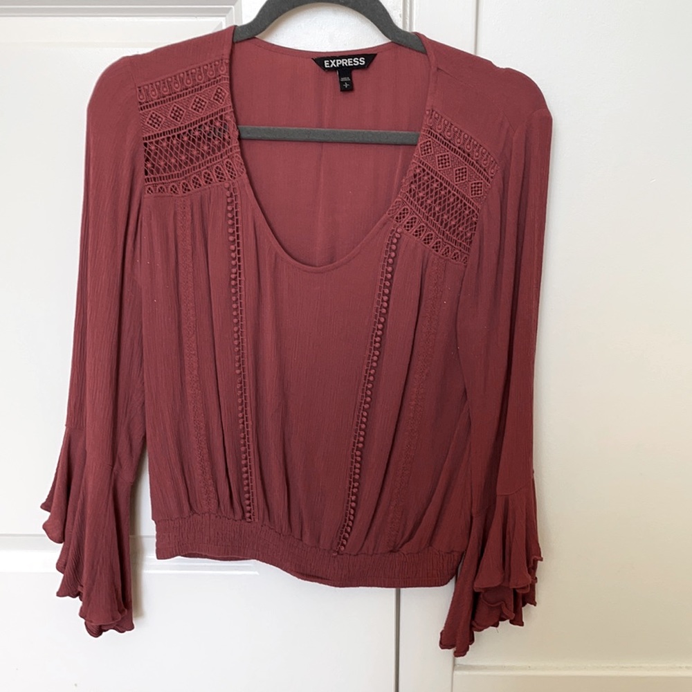 Women’s flared sleeve blouse